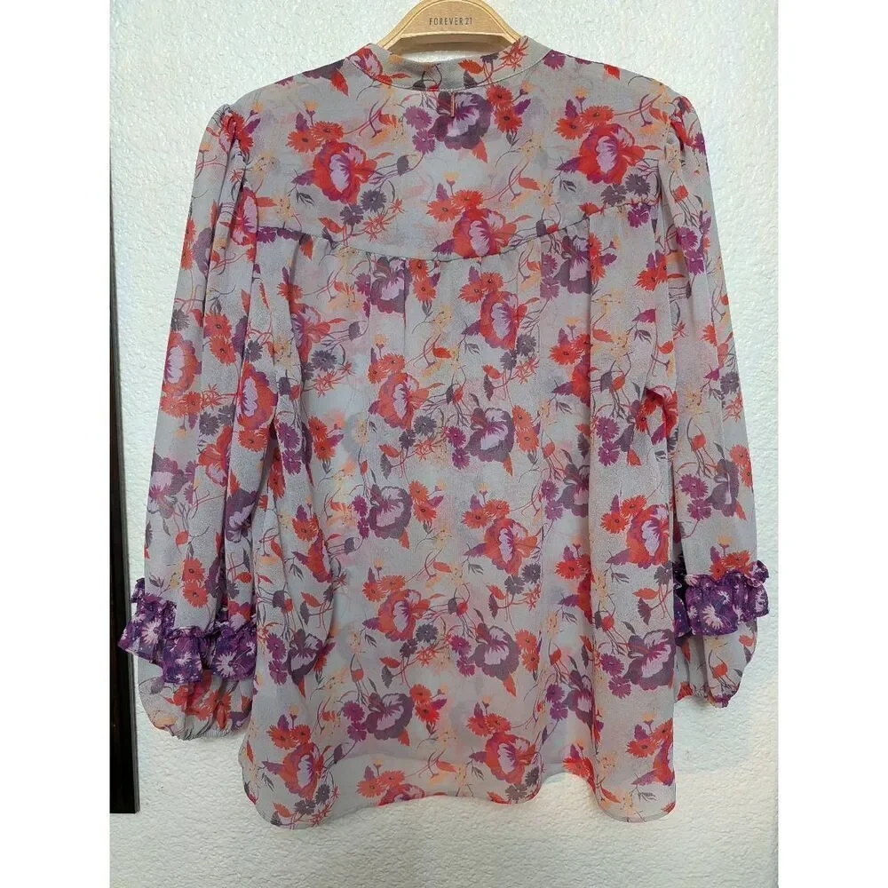 MISA Los Angeles floral top for women small